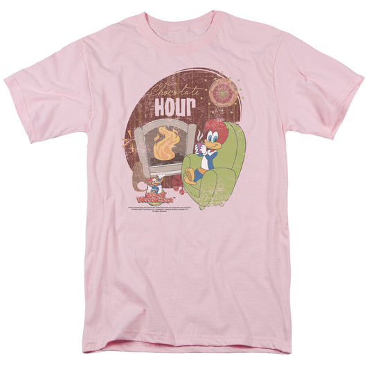 WOODY WOODPECKER : CHOCOLATE HOUR S\S ADULT 18\1 PINK XL