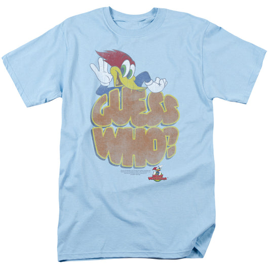WOODY WOODPECKER : GUESS WHO S\S ADULT 18\1 LIGHT BLUE 2X