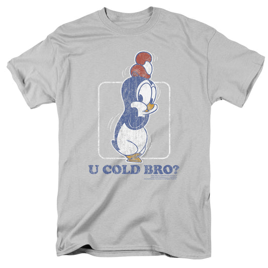 CHILLY WILLY : U COLD BRO S\S ADULT 18\1 SILVER XL