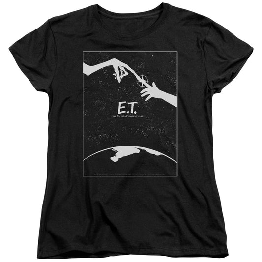 ET : SIMPLE POSTER S\S WOMENS TEE Black MD