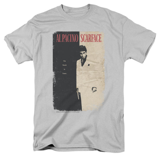 SCARFACE : VINTAGE POSTER S\S ADULT 18\1 SILVER XL