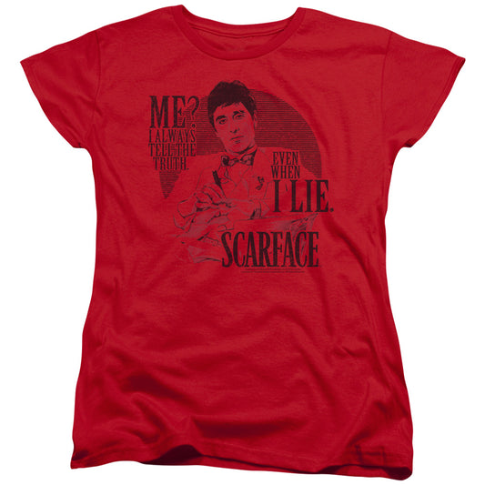SCARFACE : TRUTH S\S WOMENS TEE RED XL