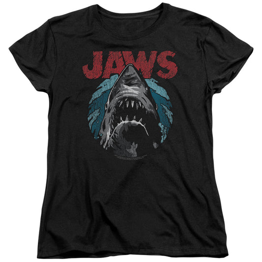 JAWS : WATER CIRCLE S\S WOMENS TEE Black MD