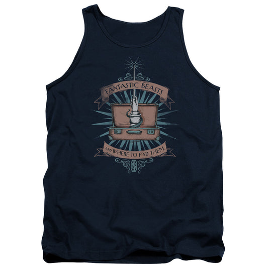 FANTASTIC BEASTS : BRIEFCASE ADULT TANK Navy SM