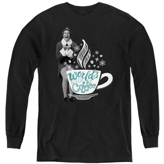 ELF : WORLD'S BEST CUP OF COFFEE L\S YOUTH Black XL