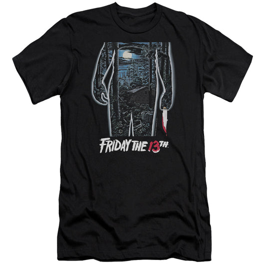 FRIDAY THE 13TH : 13TH POSTER PREMIUM CANVAS ADULT SLIM FIT 30\1 Black 2X