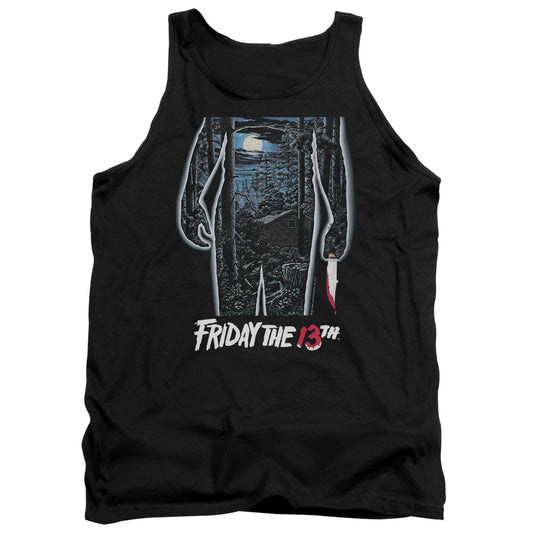 FRIDAY THE 13TH : 13TH POSTER ADULT TANK Black 2X