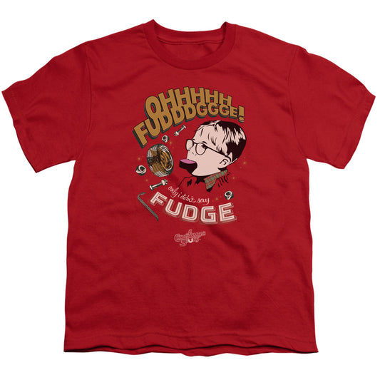 A CHRISTMAS STORY : FUDGE S\S YOUTH 18\1 Red XS