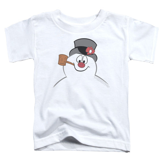 FROSTY THE SNOWMAN : FROSTY FACE TODDLER SHORT SLEEVE White XL (5T)