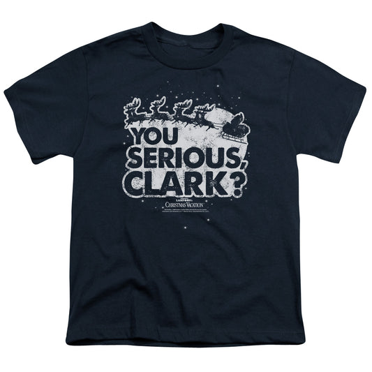 CHRISTMAS VACATION : YOU SERIOUS CLARK S\S YOUTH 18\1 Navy LG