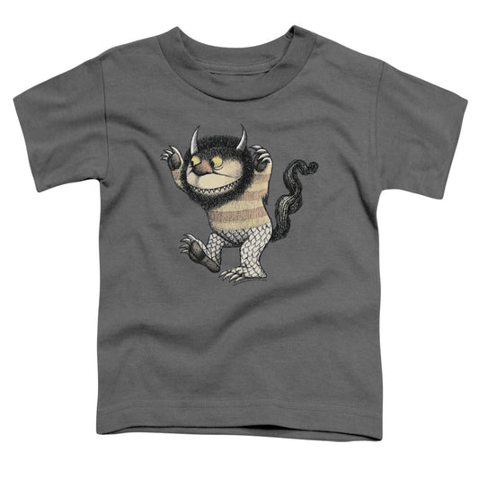 WHERE THE WILD THINGS ARE : CAROL S\S TODDLER TEE Charcoal LG (4T)