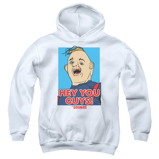 THE GOONIES : SLOTH HEY YOU GUYS YOUTH PULL OVER HOODIE White MD