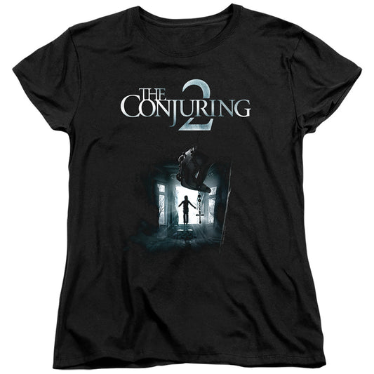 THE CONJURING 2 : POSTER WOMENS SHORT SLEEVE Black LG