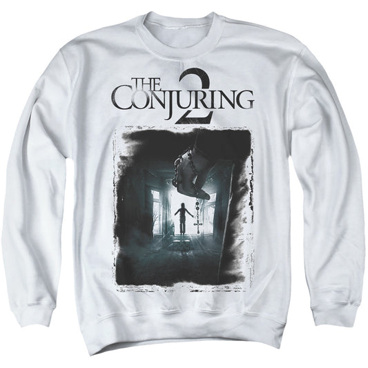 THE CONJURING 2 : POSTER ADULT CREW SWEAT White SM