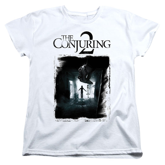 THE CONJURING 2 : POSTER WOMENS SHORT SLEEVE White XL