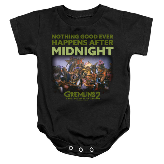 GREMLINS 2 : AFTER MIDNIGHT INFANT SNAPSUIT Black XL (24 Mo)