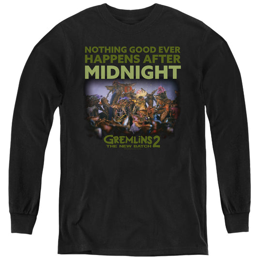 GREMLINS 2 : AFTER MIDNIGHT L\S YOUTH Black XL