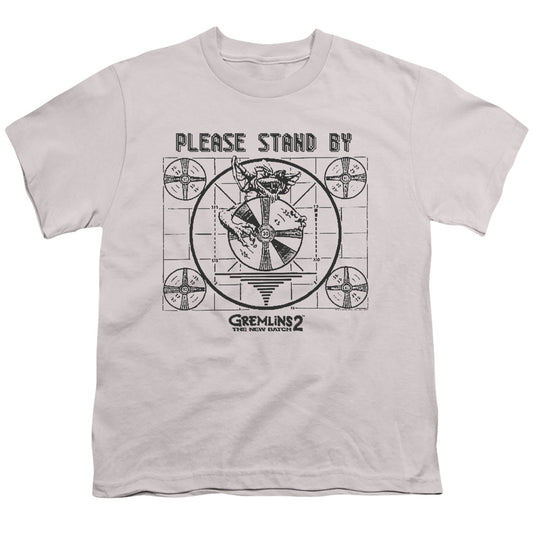 GREMLINS 2 : PLEASE STAND BY S\S YOUTH 18\1 Silver XL