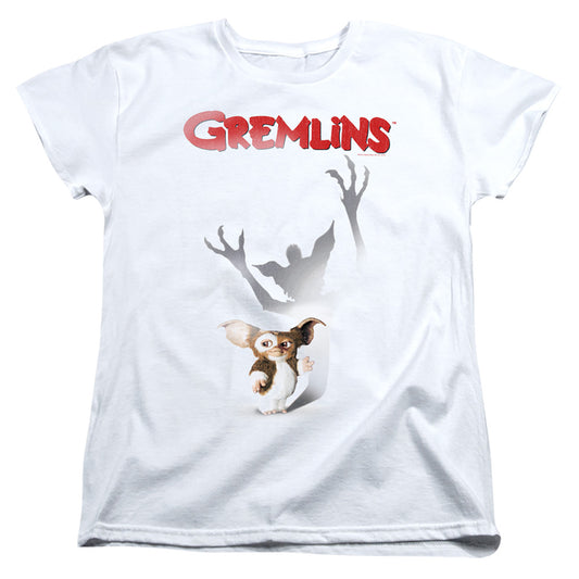 GREMLINS : SHADOW WOMENS SHORT SLEEVE White MD