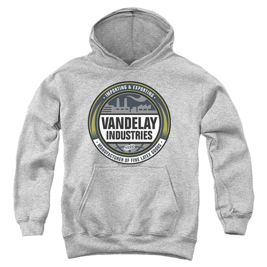 SEINFELD : VENDELAY LOGO YOUTH PULL OVER HOODIE Athletic Heather LG