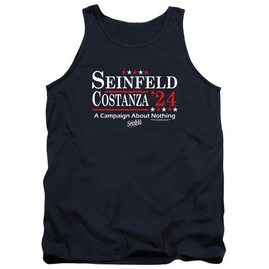 SEINFELD : ELECTION TEE ADULT TANK Navy MD