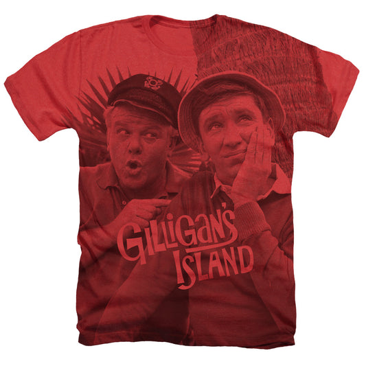 GILLIGAN'S ISLAND : GILLIGAN AND THE SKIPPER ADULT HEATHER Red 2X