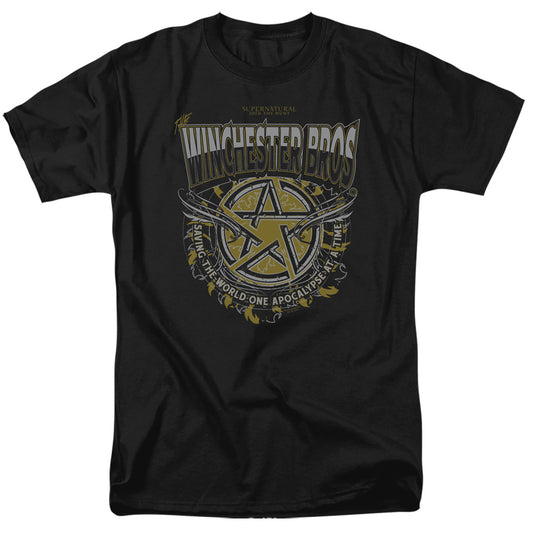 SUPERNATURAL : WINCHESTER BROS S\S ADULT 18\1 Black 2X