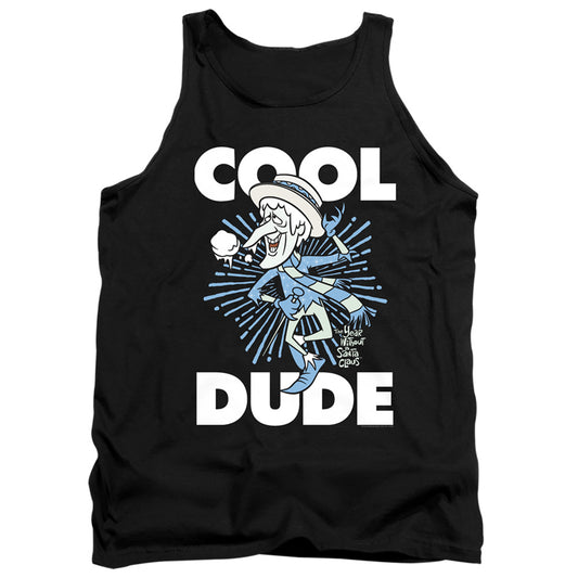 THE YEAR WITHOUT A SANTA CLAUS : COOL DUDE ADULT TANK Black 2X