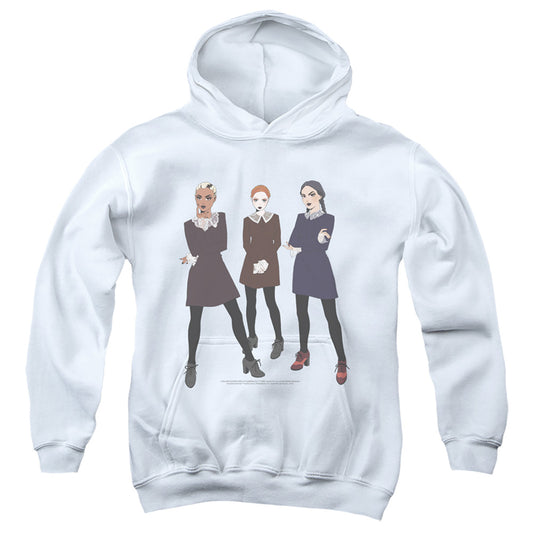 CHILLING ADVENTURES OF SABRINA : WEIRD YOUTH PULL OVER HOODIE White SM