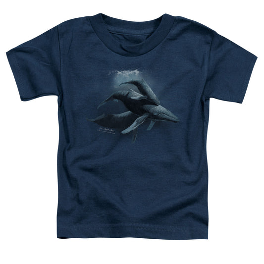 WILDLIFE : POWER AND GRACE S\S TODDLER TEE Navy LG (4T)