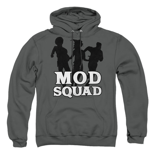 MOD SQUAD : MOD SQUAD RUN SIMPLE ADULT PULL OVER HOODIE Charcoal 3X