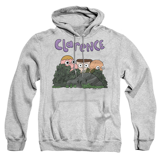 CLARENCE : GANG ADULT PULL OVER HOODIE Athletic Heather 2X