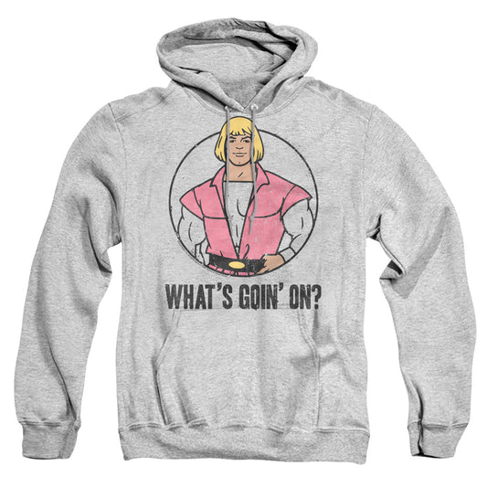 MASTERS OF THE UNIVERSE : WHAT'S GOIN' ON ADULT PULL OVER HOODIE Athletic Heather LG
