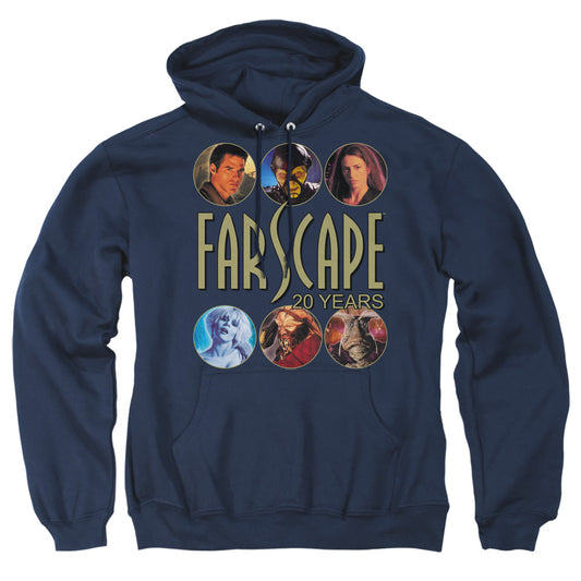 FARSCAPE : 20 YEARS ADULT PULL OVER HOODIE Navy XL