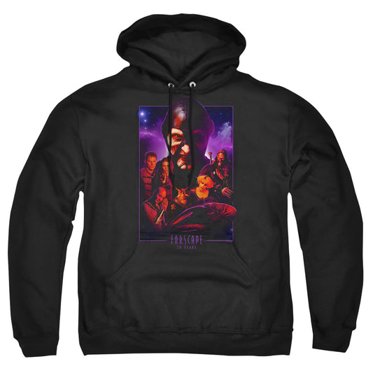 FARSCAPE : 20 YEARS COLLAGE ADULT PULL OVER HOODIE Black 2X