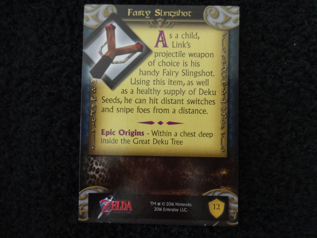 Fairy Slingshot Enterplay 2016 Legend Of Zelda Collectable Trading Card Number 12
