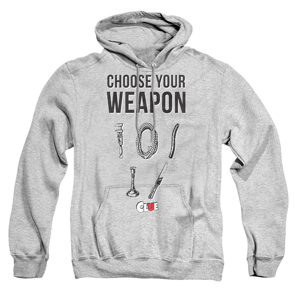 CLUE : CHOOSE ADULT PULL OVER HOODIE Athletic Heather 2X