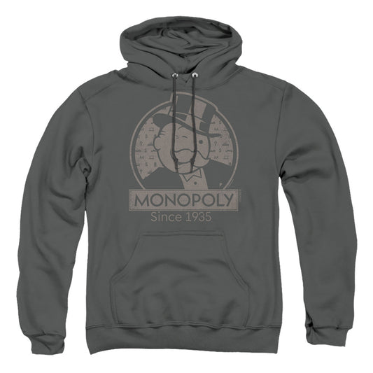 MONOPOLY : WINK ADULT PULL OVER HOODIE Charcoal 2X