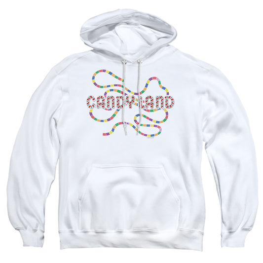 CANDY LAND : CANDY LAND BOARD ADULT PULL OVER HOODIE White 2X