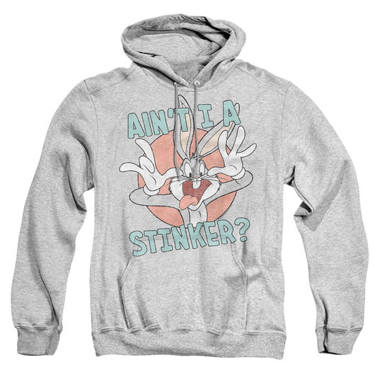 LOONEY TUNES : AIN'T I A STINKER ADULT PULL OVER HOODIE Athletic Heather MD