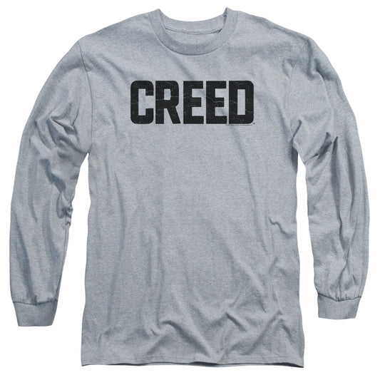 CREED : CRACKED LOGO L\S ADULT T SHIRT 18\1 Athletic Heather 2X