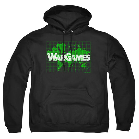 WARGAMES : GAME BOARD ADULT PULL OVER HOODIE Black MD