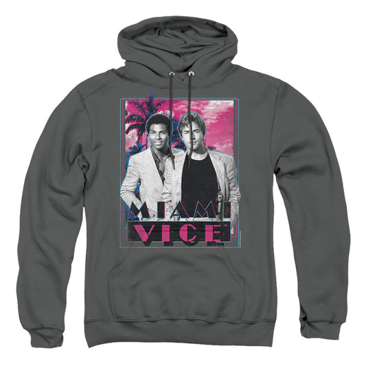 MIAMI VICE : GOTCHYA ADULT PULL OVER HOODIE Charcoal 2X