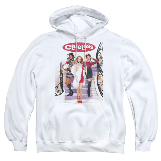 CLUELESS : CLUELESS POSTER ADULT PULL OVER HOODIE White LG