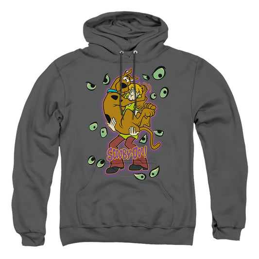 SCOOBY DOO : BEING WATCHED ADULT PULL OVER HOODIE Charcoal SM