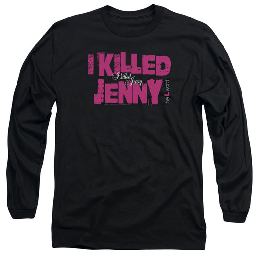 THE L WORD : I KILLED JENNY L\S ADULT T SHIRT 18\1 BLACK LG