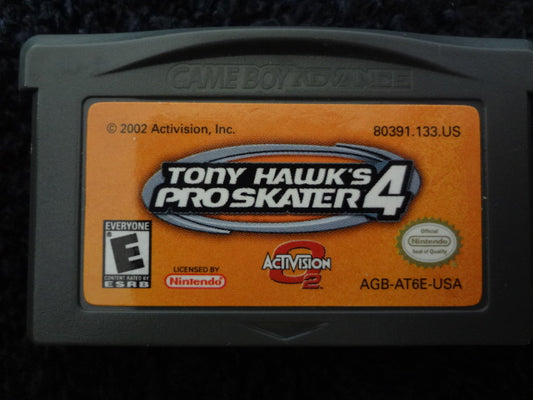Tony Hawk's Pro Skater 4 Nintendo GameBoy Advance