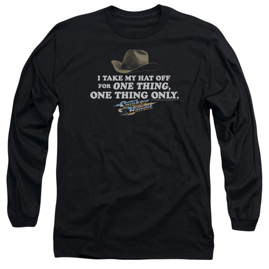 SMOKEY AND THE BANDIT : HAT L\S ADULT T SHIRT 18\1 BLACK MD