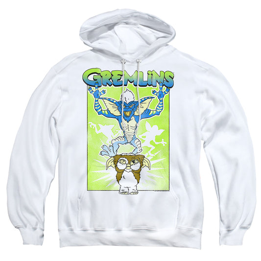 GREMLINS : BE AFRAID ADULT PULL OVER HOODIE White MD