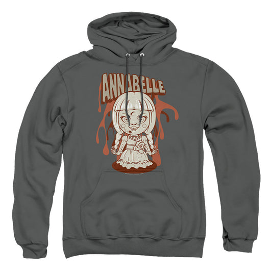 ANNABELLE : ANNABELLE ILLUSTRATION ADULT PULL OVER HOODIE Charcoal 2X
